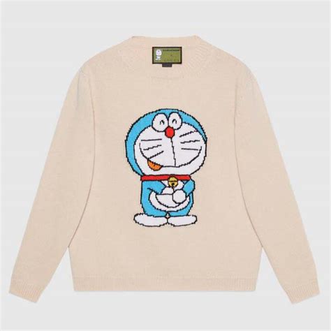 doraemon x gucci wool sweater|Gucci Doraemon shirt.